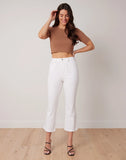 JEANS ALEX COUPE EVASEE / WHITE - Yoga Jeans