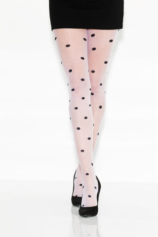 Collants a gros pois pour enfants - Mondor