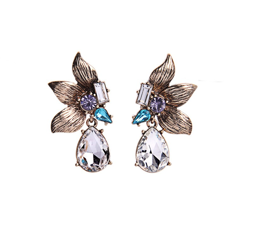 Vintage floral earrings - Don