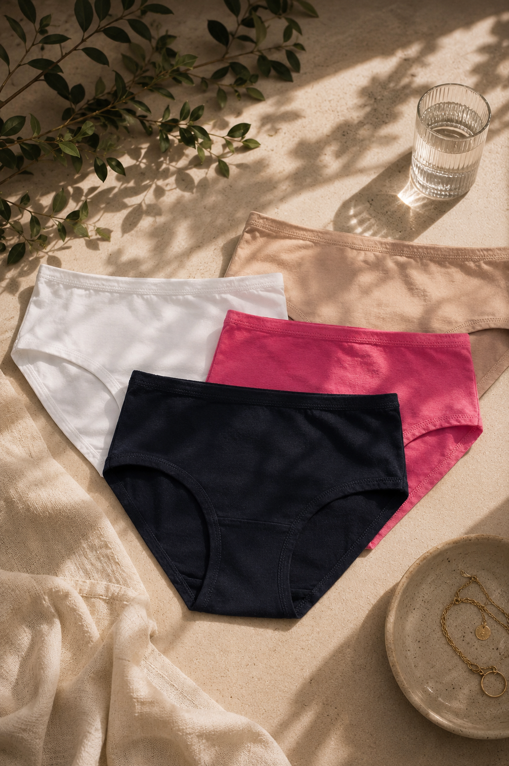 sous vetement hipster femme bamboo (3 sous-vetement) - Pedro Sport