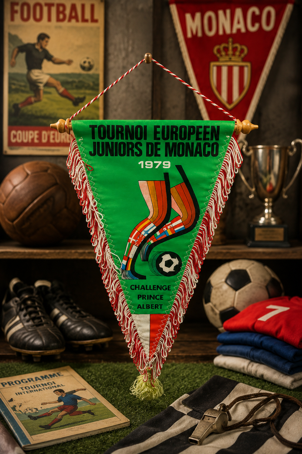 Fanion Tournoi Européen Juniors de Monaco