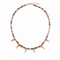 InstaGlam - Handmade Tourmaline Spike Necklace