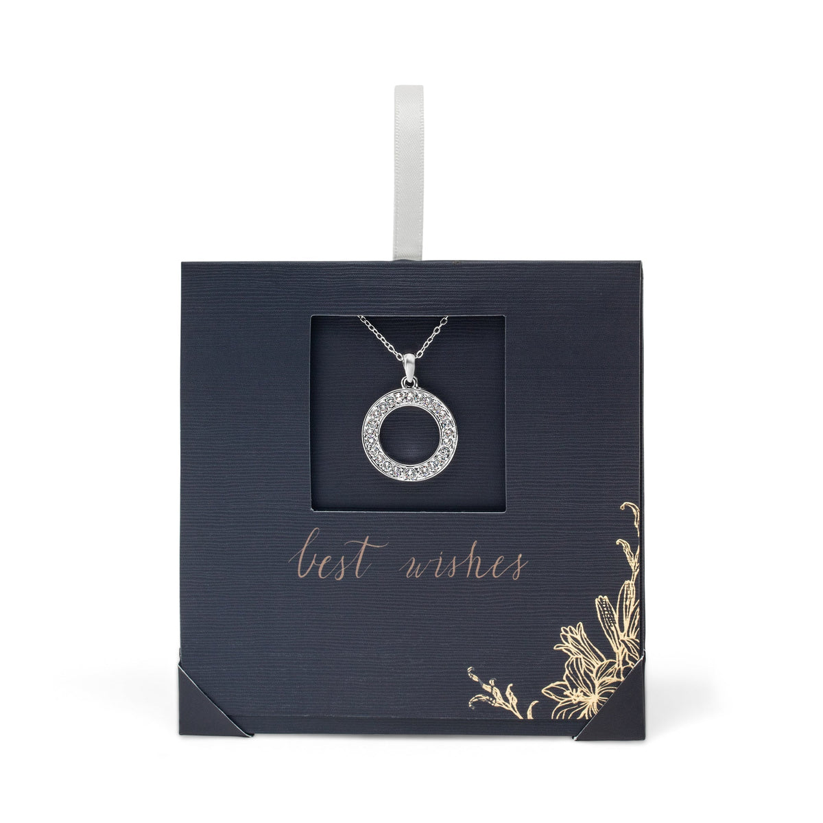 Holiday Necklace Collection – Rhodium-Plated with Swarovski Crystals and CZ Accents