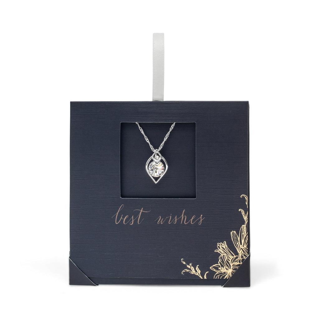 Holiday Necklace Collection – Rhodium-Plated with Swarovski Crystals and CZ Accents
