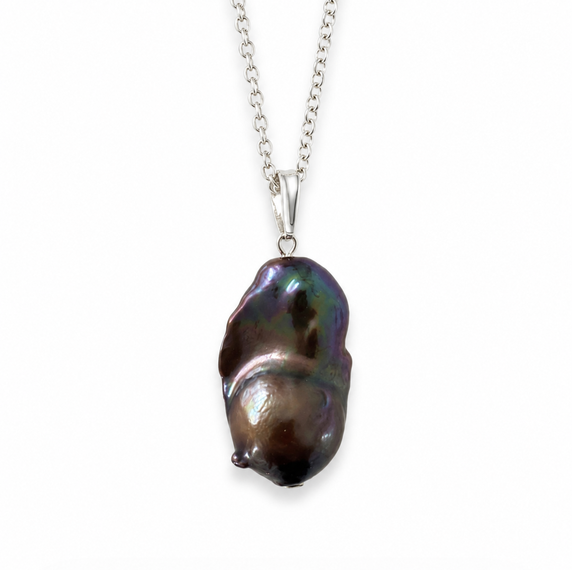 InstaGlam Baroque Freshwater Pearl Necklace – Upcycled Montreal Design