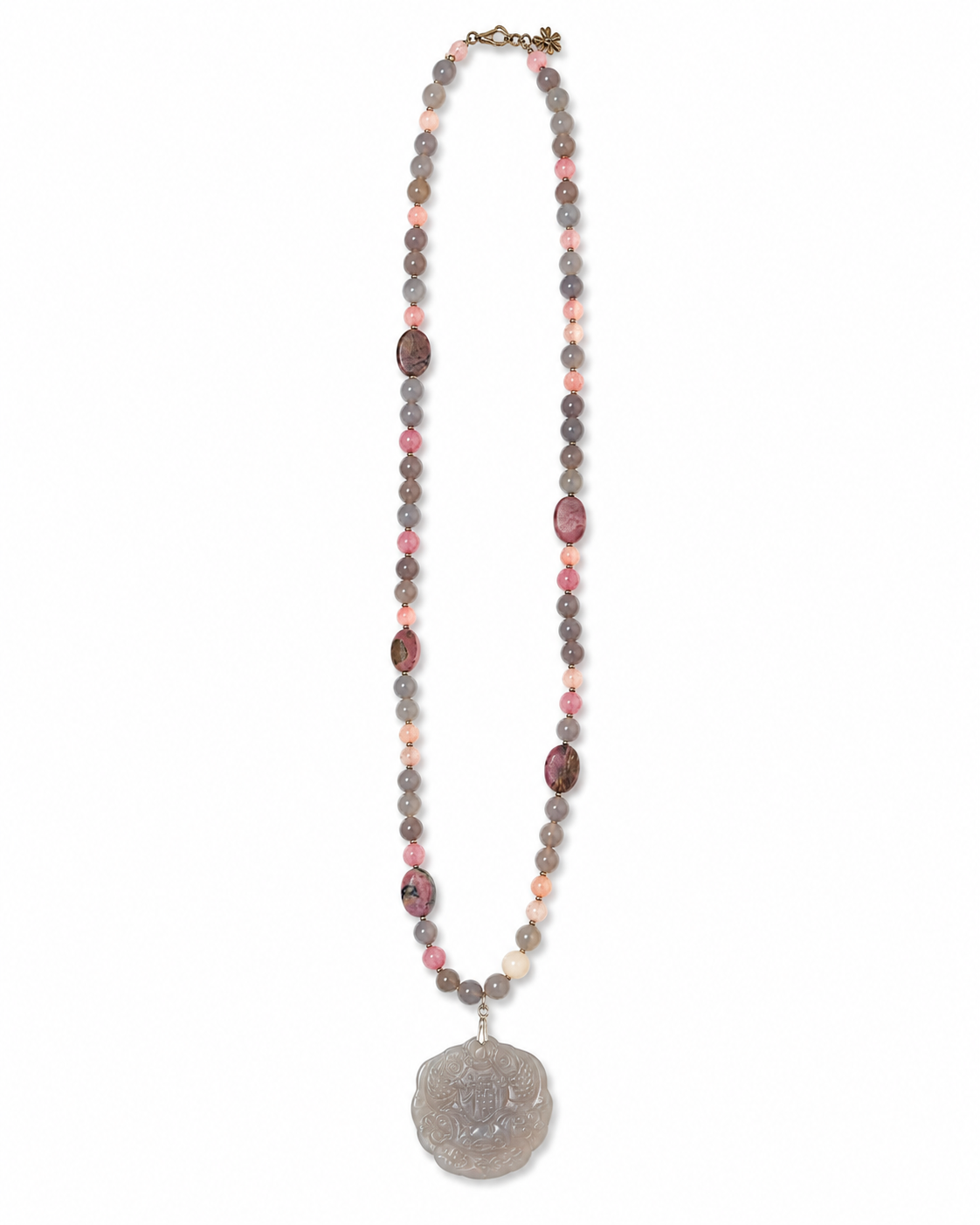 InstaGlam - Hand carved Jade Pendant Necklace