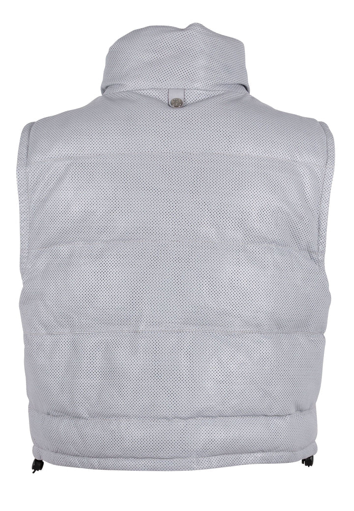 VESTE CUIR FEMME - ELLICE - Light Grey