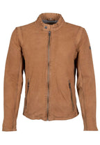 MANTEAU CUIR HOMME - BLAKE - Camel