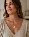 InstaGlam - Moon Freshwater Pearl Necklace