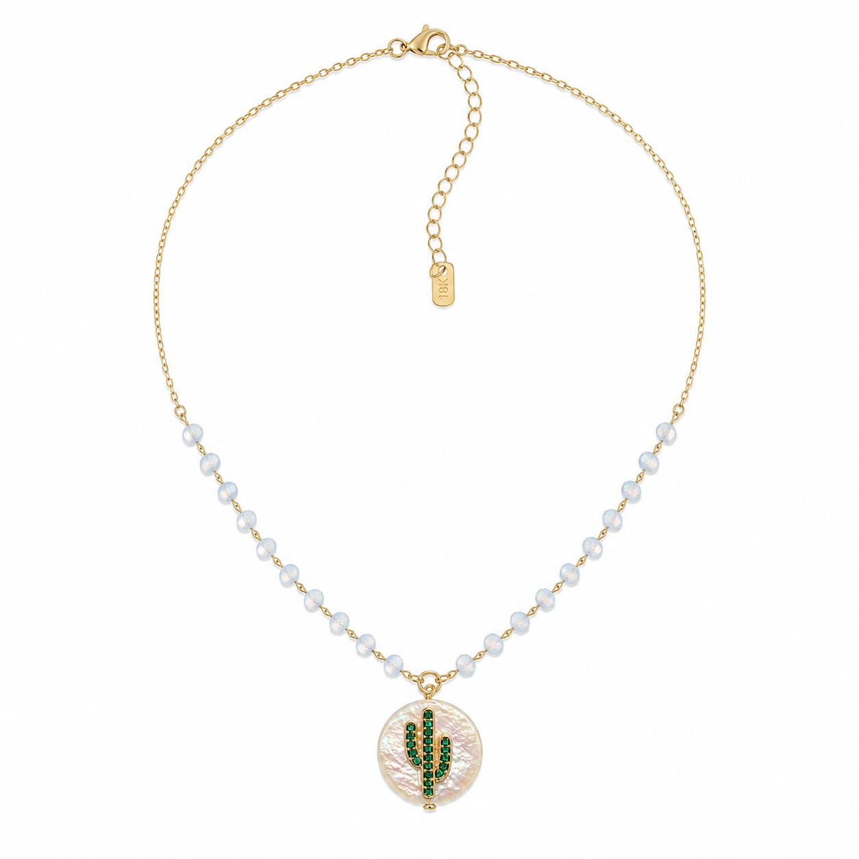 InstaGlam - Cactus Freshwater Pearl Necklace