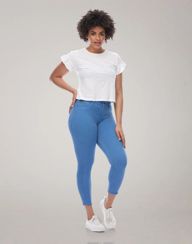 JEANS RACHEL COUPE ETROITE / MARINE - Yoga Jeans