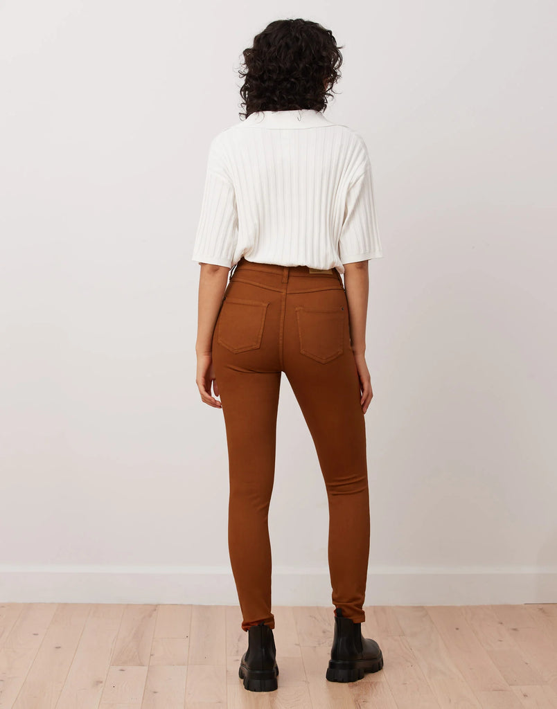 Jeans Rachel coupe étroite / Deep Cannelle