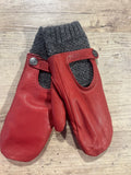 Brume pour Femme Moufles en Cuir véritable