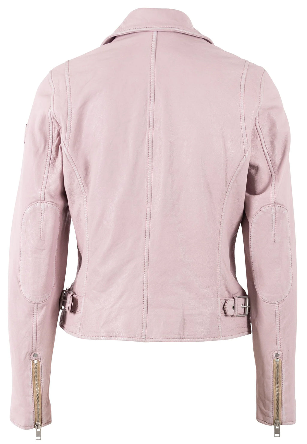 Veste en cuir Sofia RF Couleur Rose Hibiscius par Mauritius