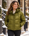 Puffer Jacket Olive by Gaby's Choices