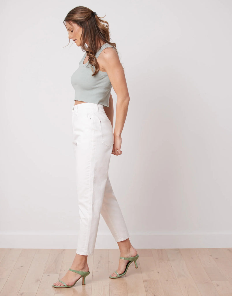 JEANS EMILY COUPE AJUSTEE / OFF-WHITE - Yoga Jeans