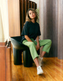 JEANS CHLOE COUPE DROITE / GREEN EYES - Yoga Jeans