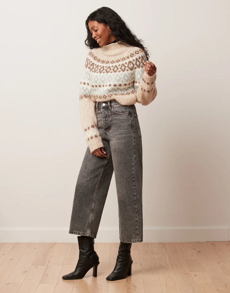 JEANS LILY COUPE TRES EVASEE / GREY - Yoga Jeans