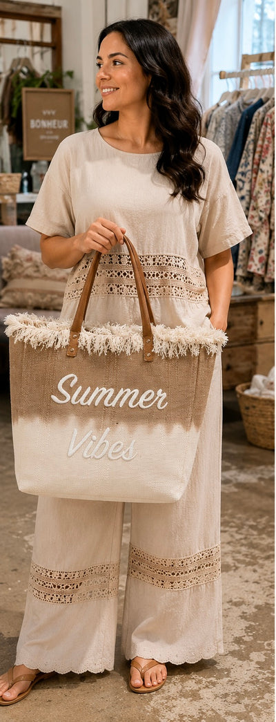 Furlux Summer Vibes Canvas Bag