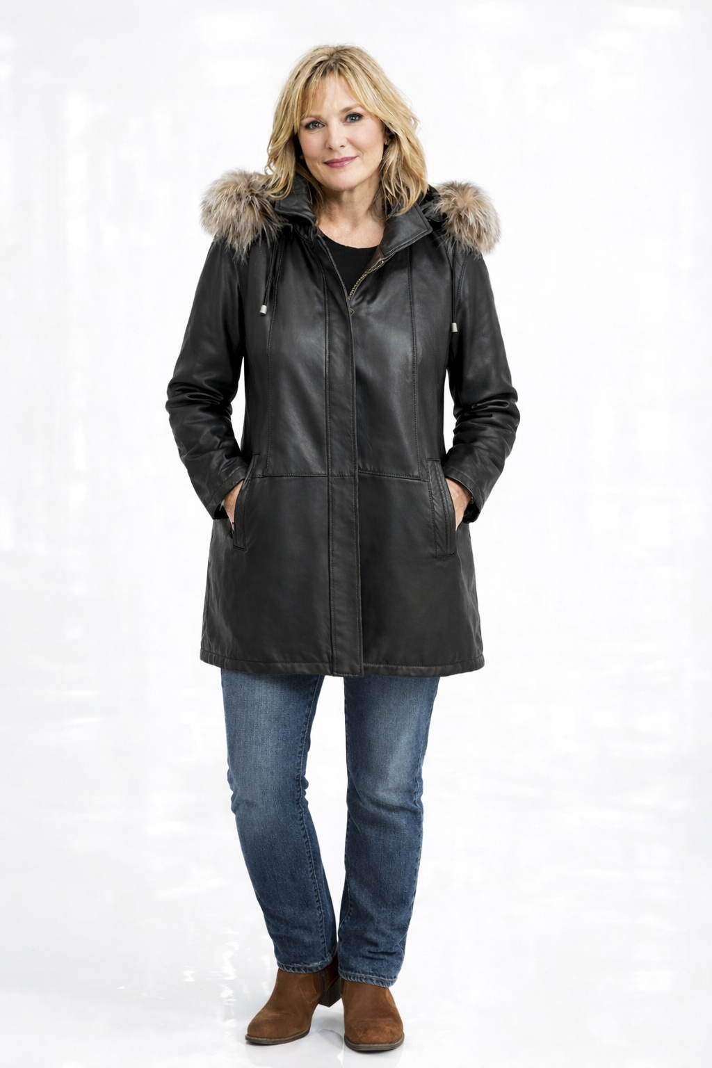 Manteau en Cuir - Femme