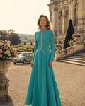 Robe vintage années 70 - Turquoise du Grand Escalier par Doree Leventhal