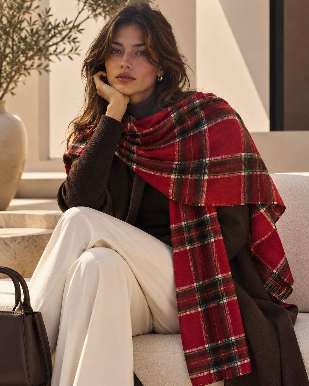 Syracus scarf by Anne de Shalla