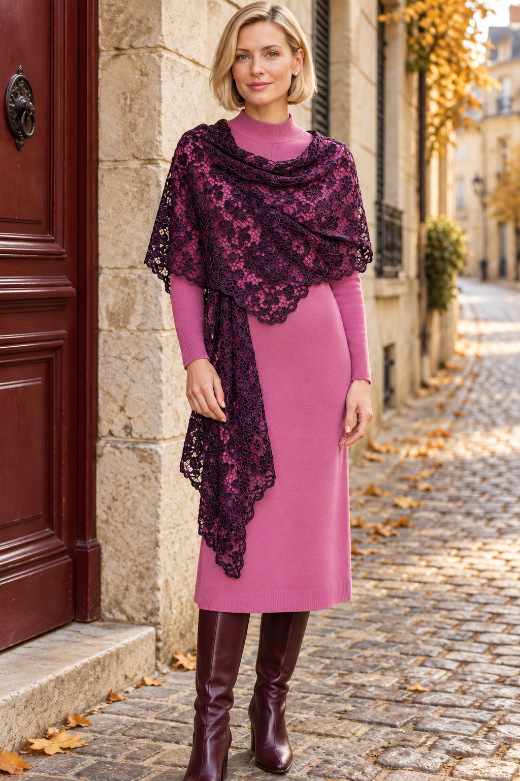 Syracus scarf by Anne de Shalla