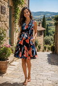 Robe courte en polyester par Michael Tyler