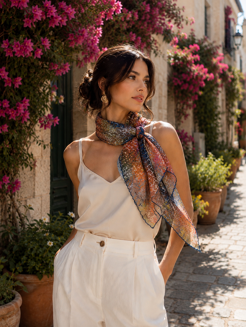 Syracus scarf by Anne de Shalla