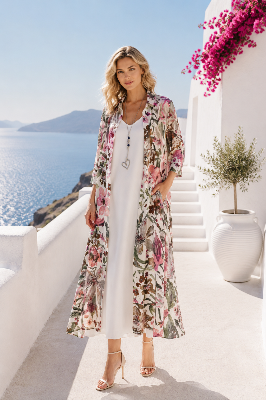 Par-dessus Robe Romance Fleurie par Eternelle