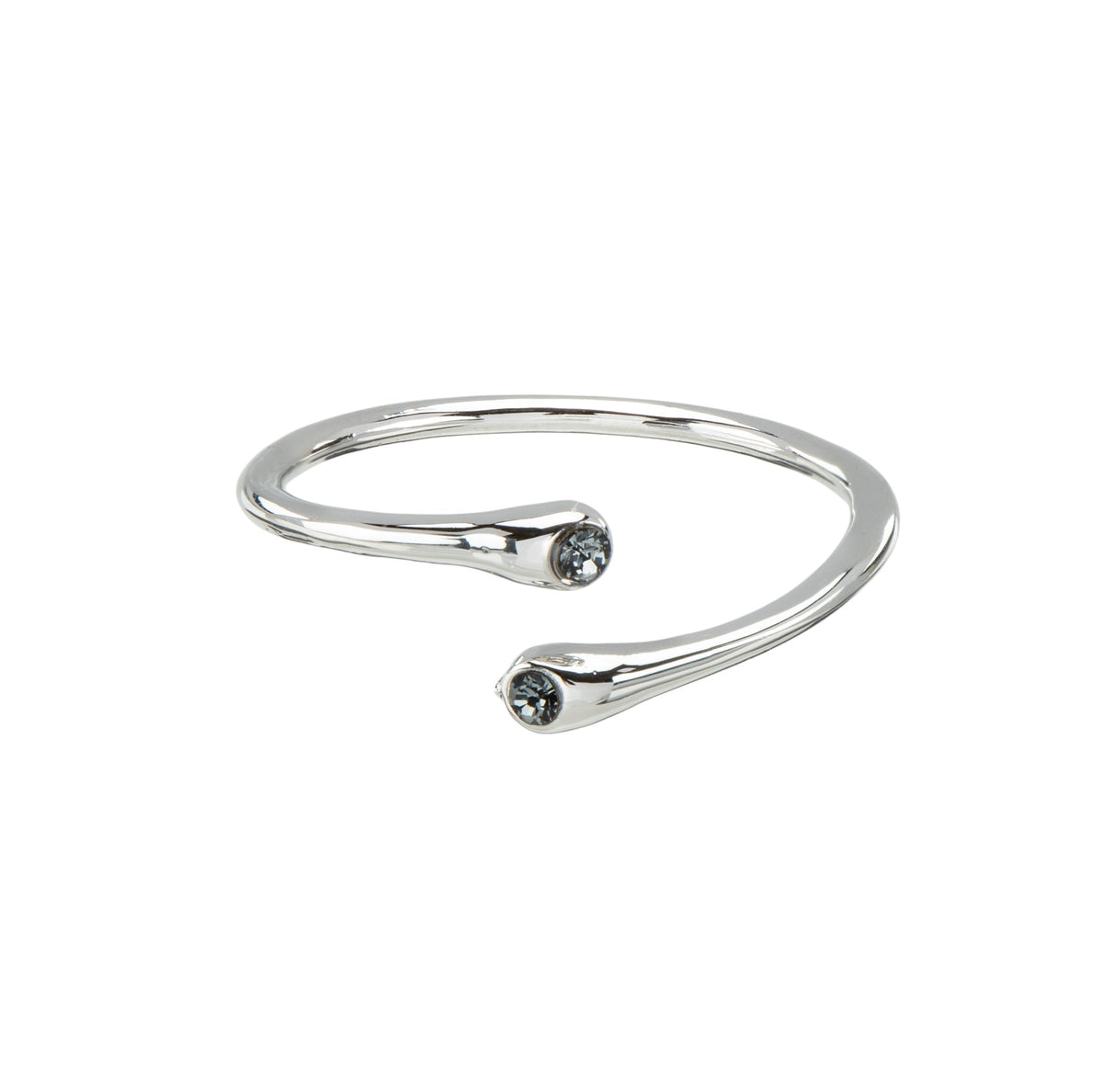 Crystal Adjustable Bypass Ring