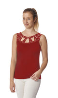 Teri Arianne Cut Out Appliqué Top (by Boutique Anne de Shalla) 