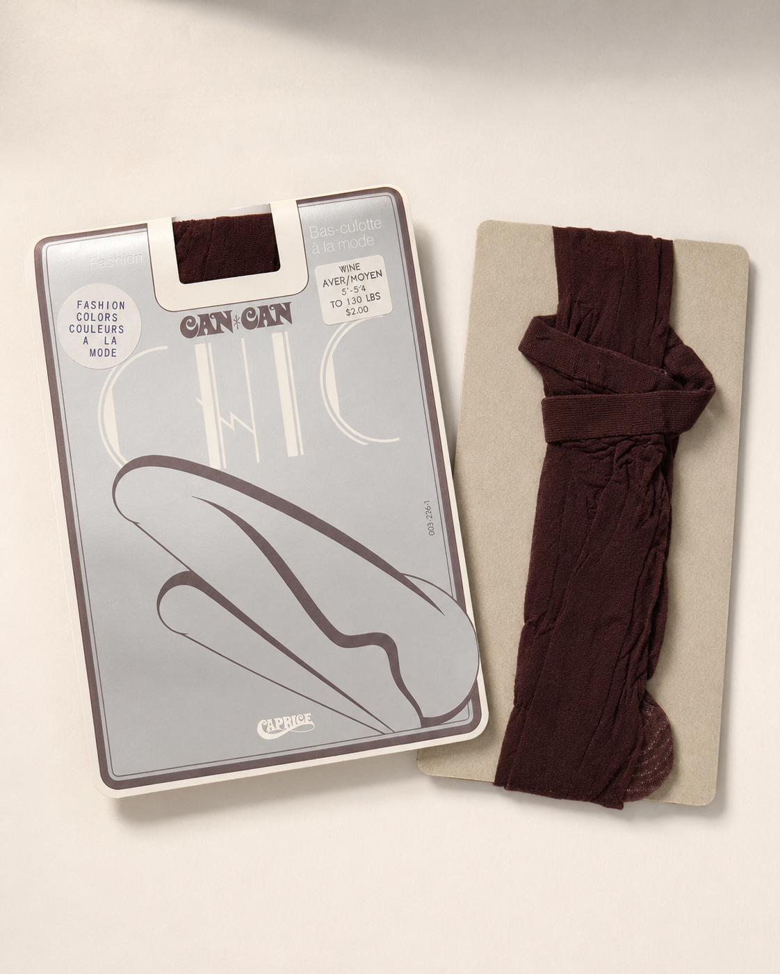 Bas-culotte Vintage à la mode Wine par Can Can