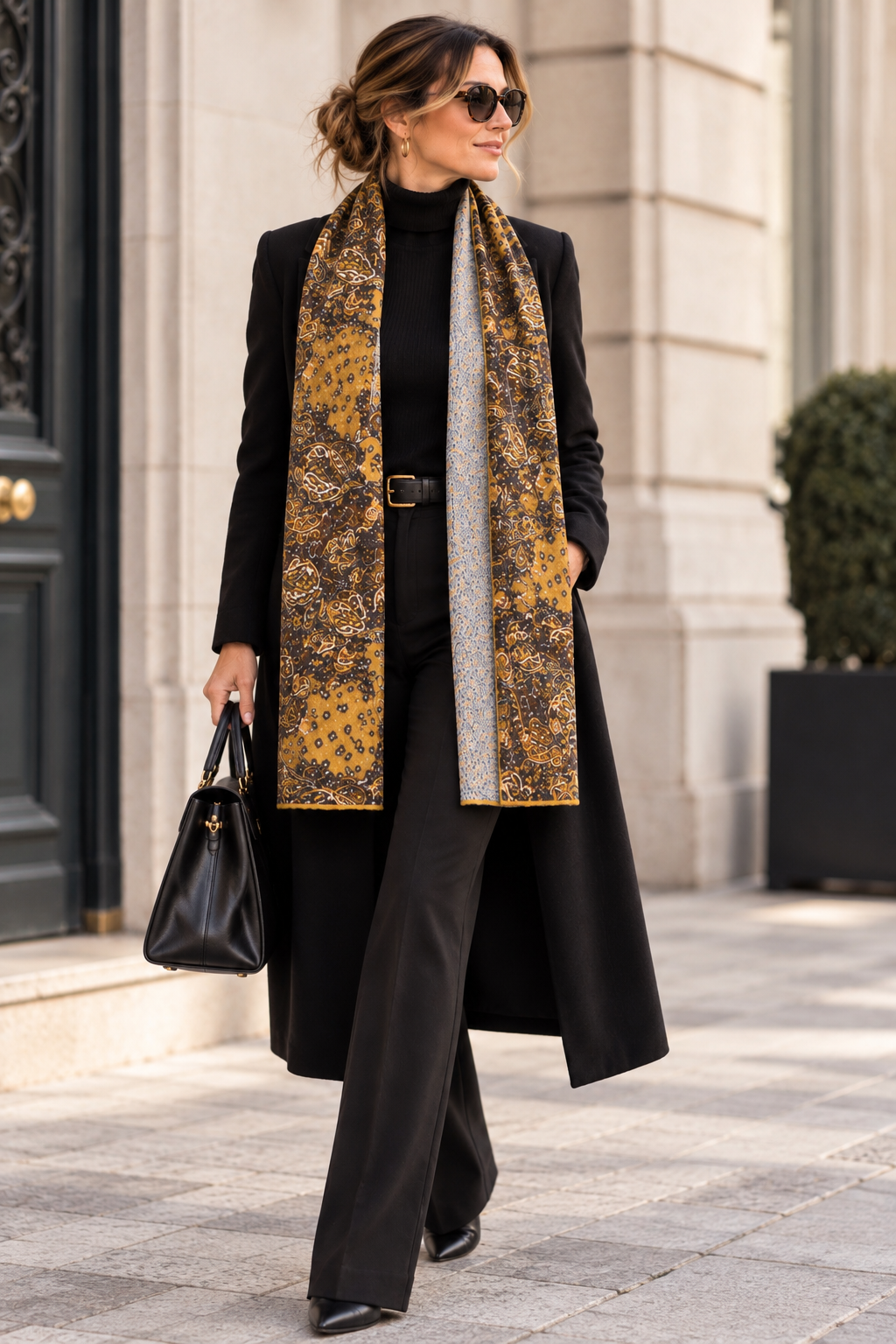 Syracus scarf by Anne de Shalla
