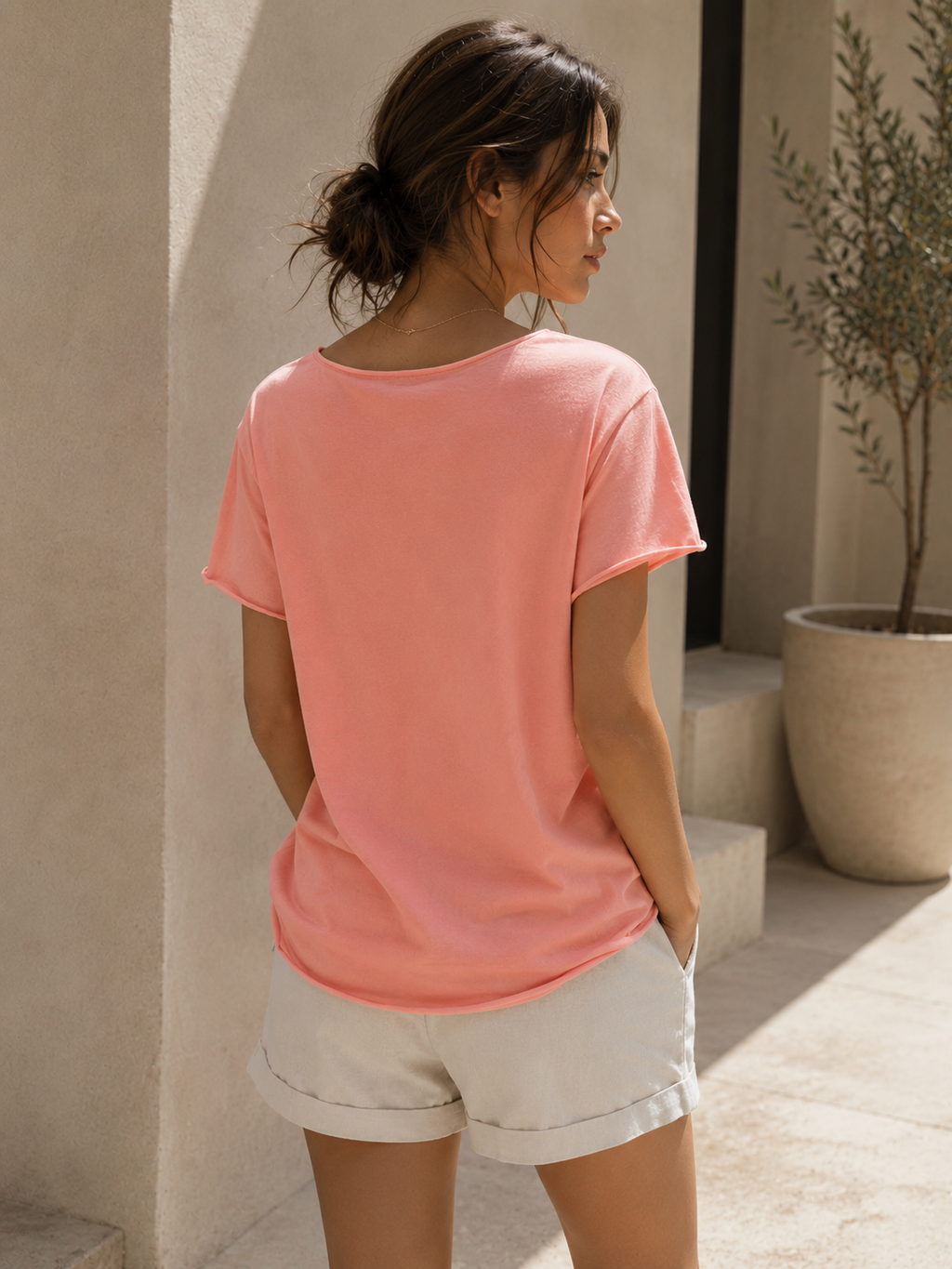 T-shirt Bloom Coral par Eternelle