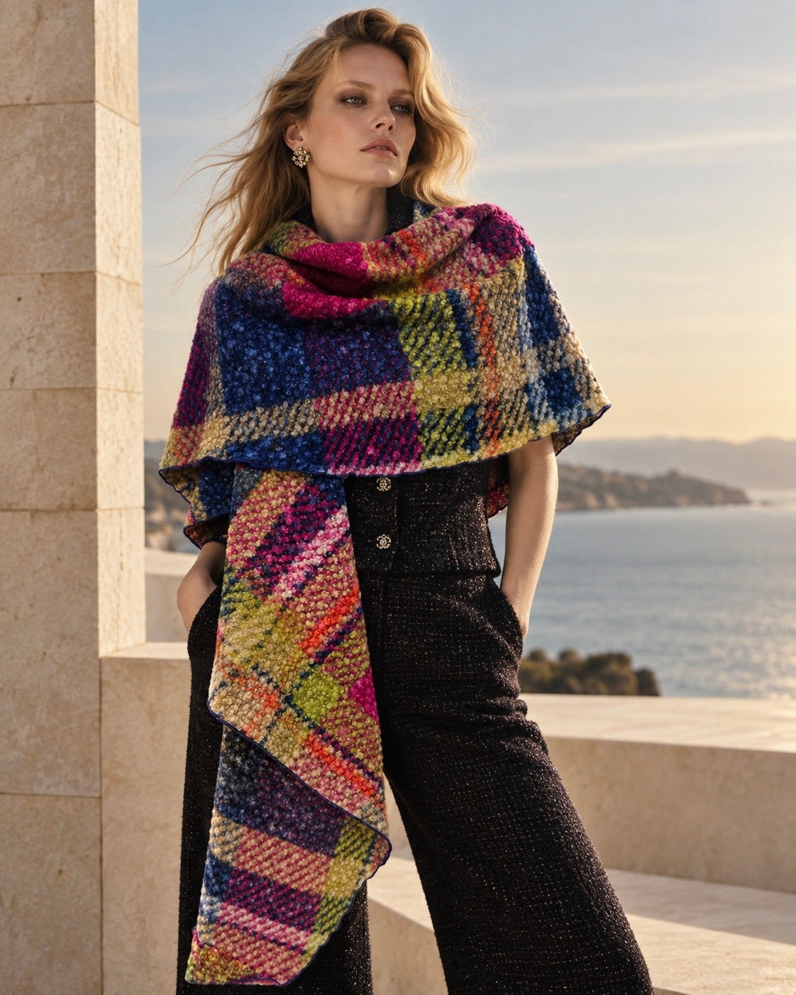 Syracus scarf by Anne de Shalla