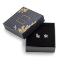 Deer & Snowflake Stud Earrings Gift Box