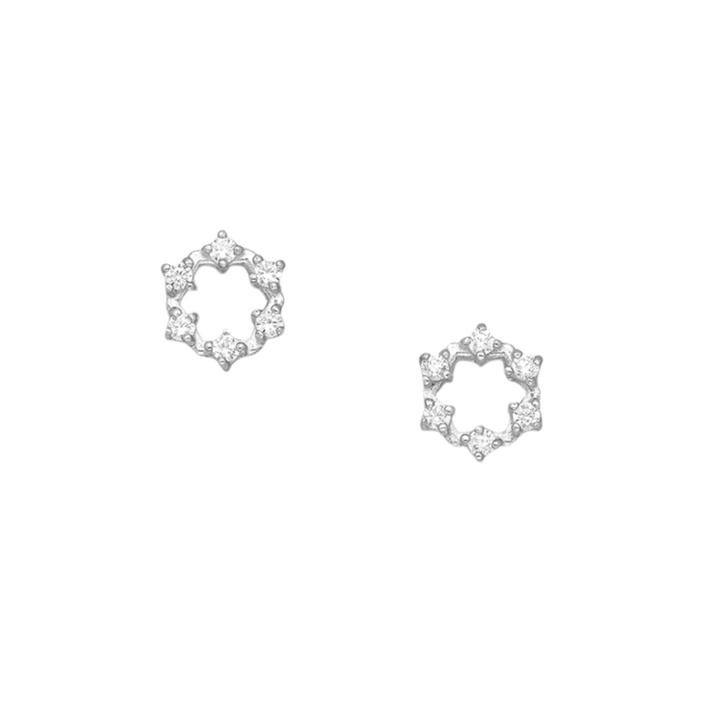 Wreath Stud Earrings Gift Box