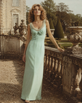 Robe vintage années 70 - Aigue-Marine de Saint-Cloud