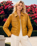 Veste en cuir par Plongé