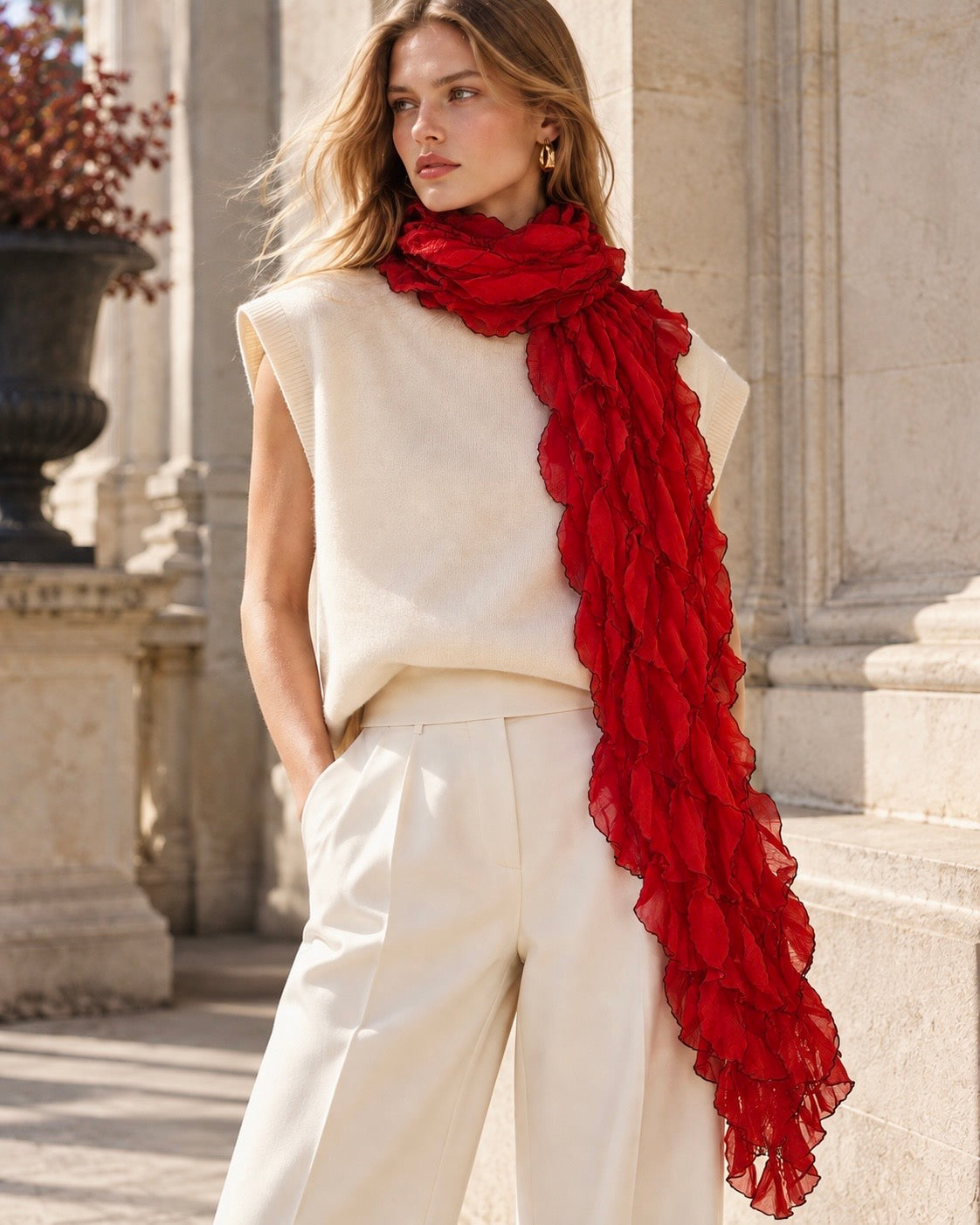 Scarf by Anne de Shalla