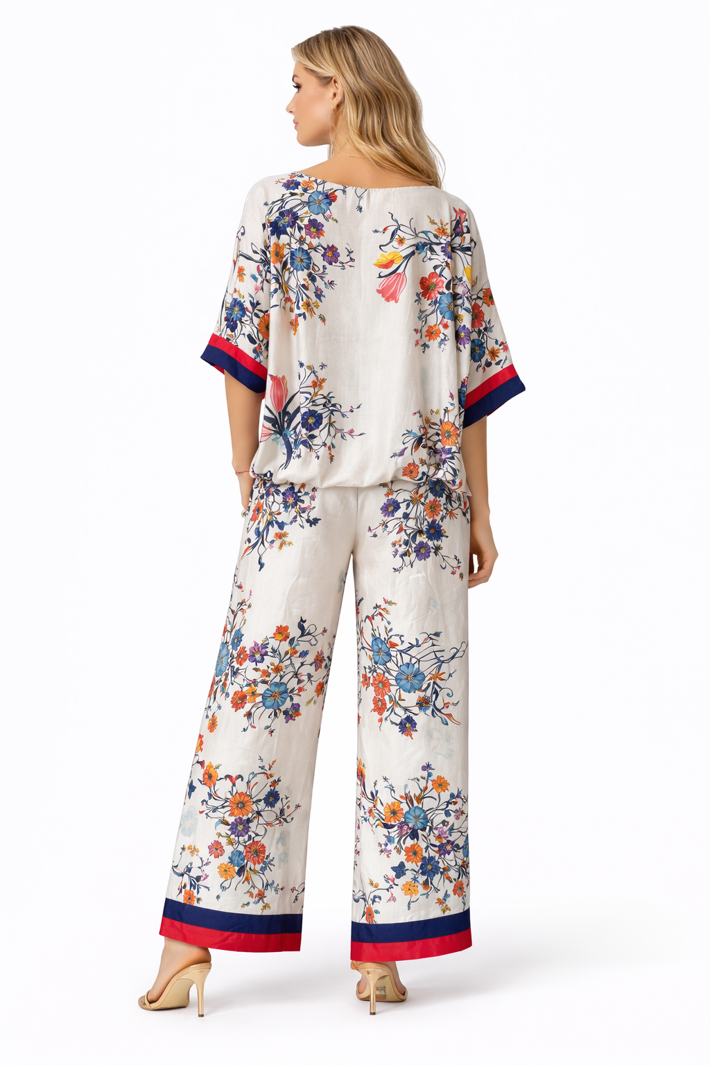 Pantalon Fleuri Riviera par Éternelle