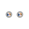 Crystal Halo Stud Earrings