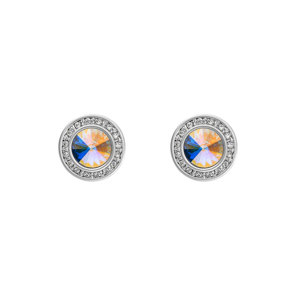 Crystal Halo Stud Earrings