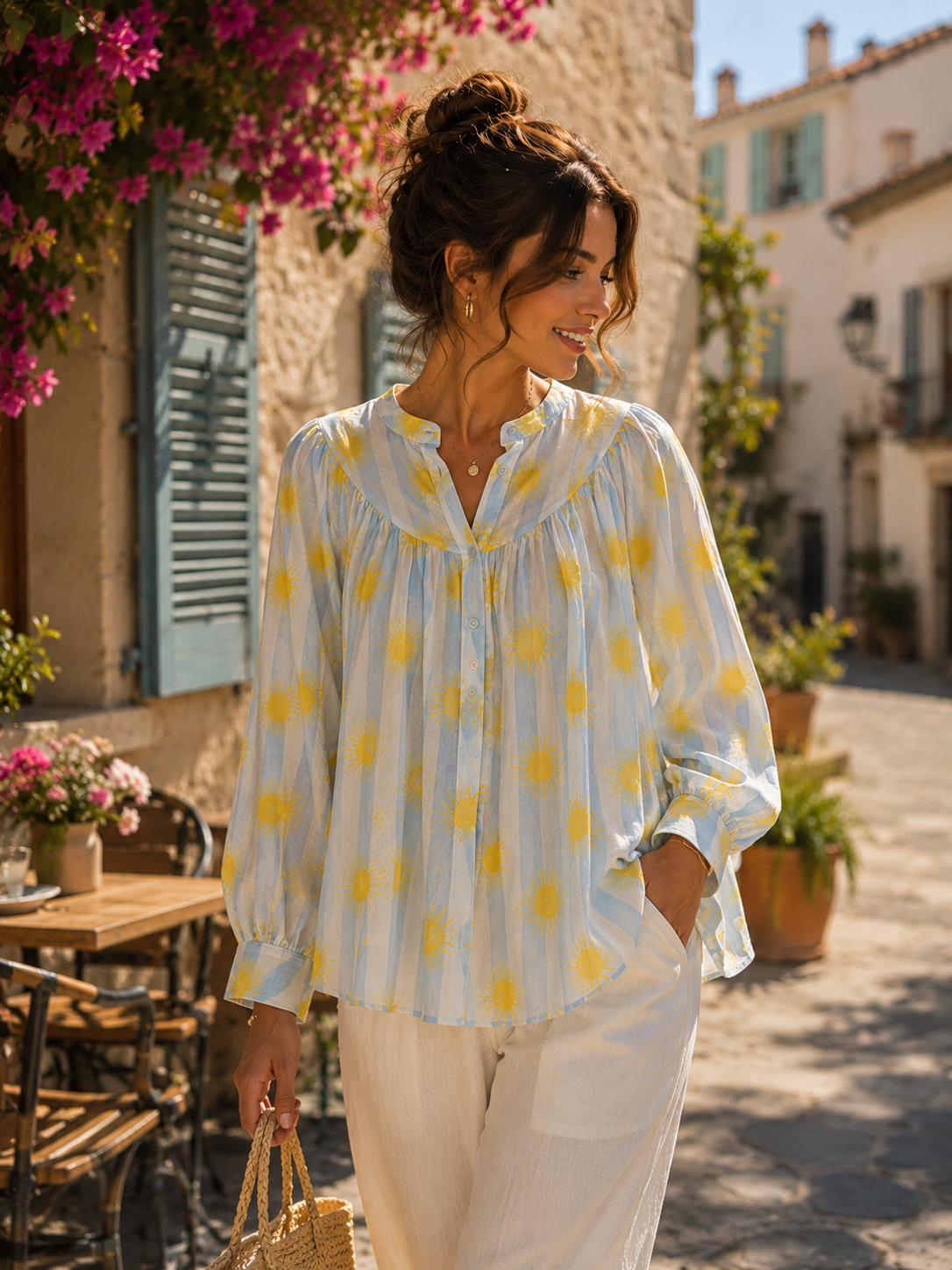 Blouse Soleil d'Azur par Eternelle