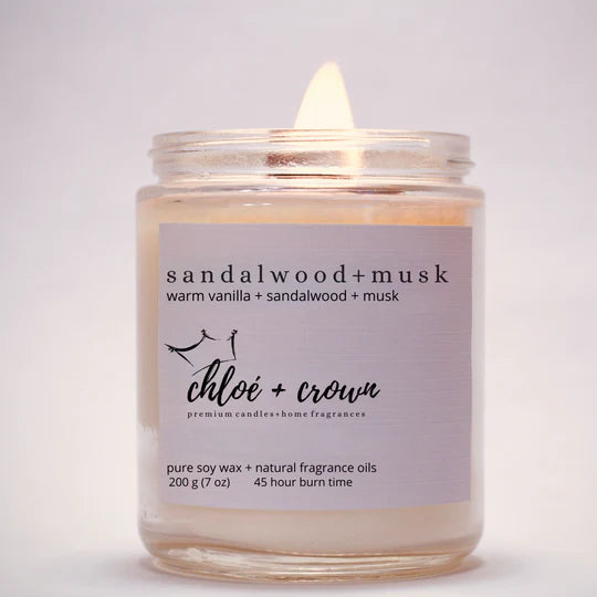 Bougie Sandalwood + Musk Chloe + Crown (7 on)