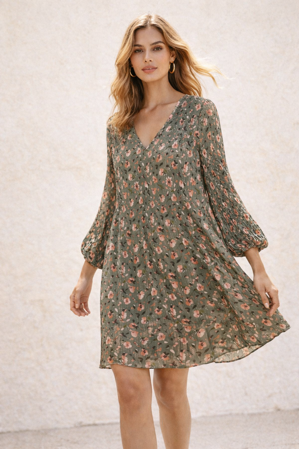 Robe tunique fleurie par Les Choix de Gaby