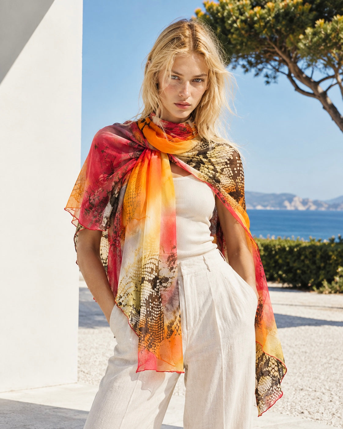 Scarf by Anne de Shalla