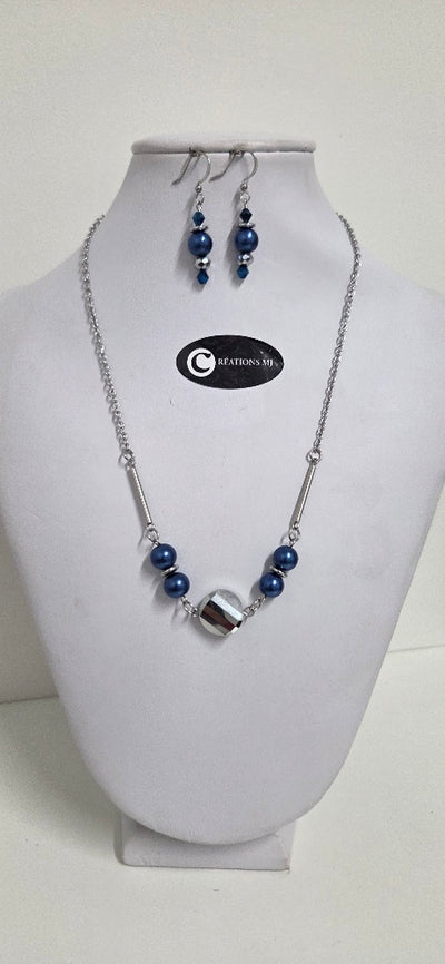 Collier court et b-d'oreille par Créations MJ