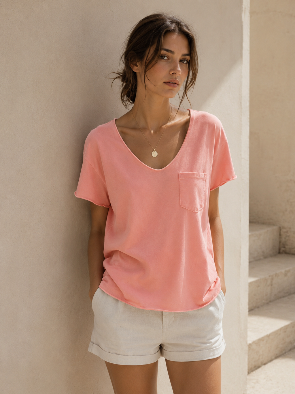 T-shirt Bloom Coral par Eternelle